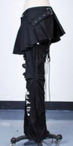  TROUSERS Punk Rave K-013/BK -  