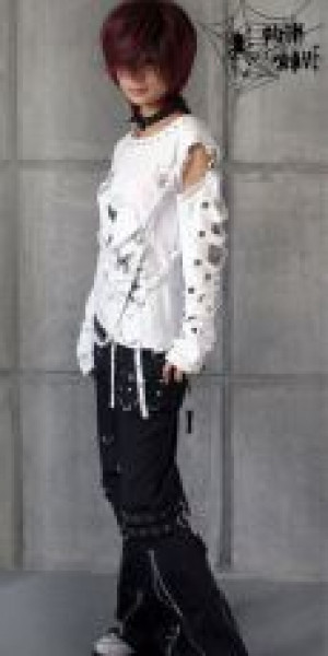  TROUSERS Punk Rave K-028/BK -  