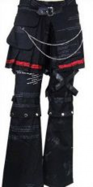  TROUSERS Punk Rave K-053/BK -  