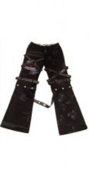  TROUSERS Punk Rave K-053/BK -  