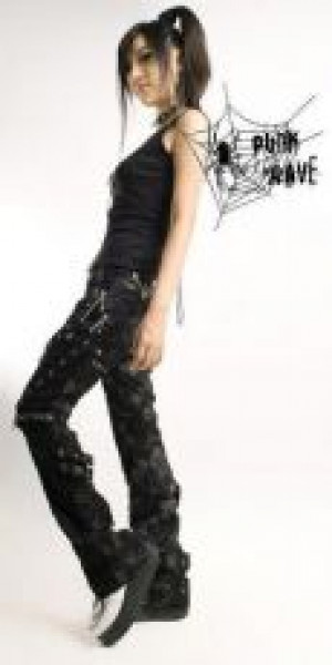  =TROUSERS= Punk Rave K-096/BK -  