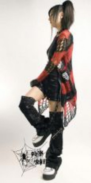  =TROUSERS= Punk Rave K-096/BK -  