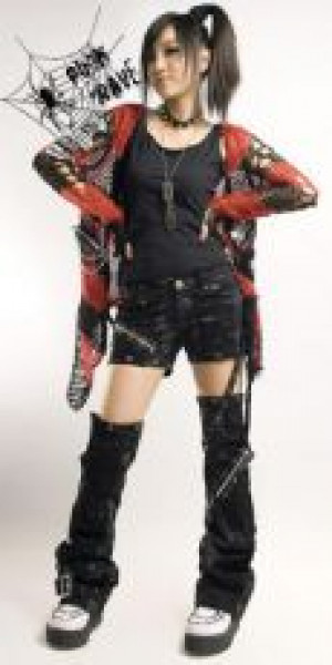  =TROUSERS= Punk Rave K-096/BK -  