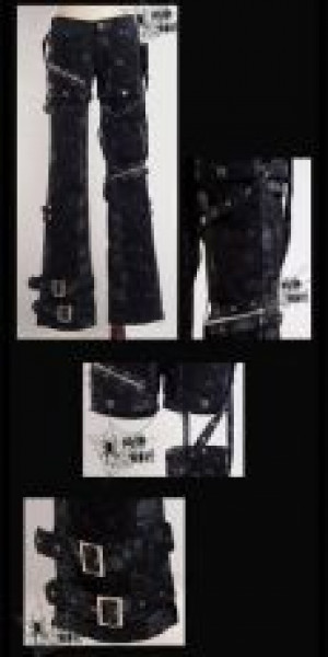  =TROUSERS= Punk Rave K-096/BK -  