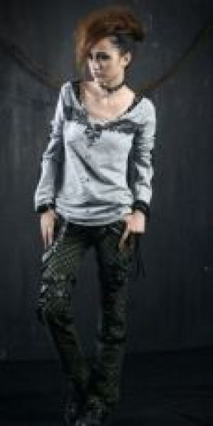  TROUSERS Punk Rave K-124/GR -  