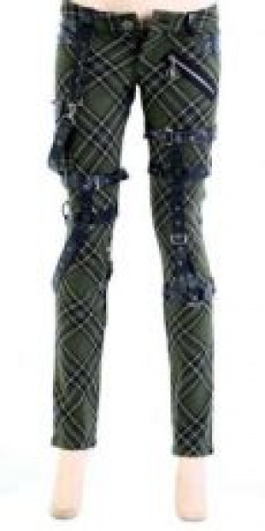  TROUSERS Punk Rave K-124/GR -  