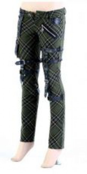  TROUSERS Punk Rave K-124/GR -  