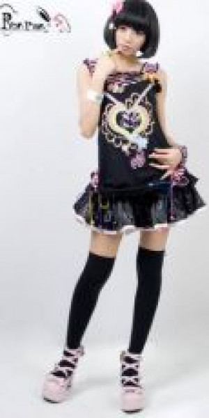  T-SHIRT Punk Rave LT-001/BK -  