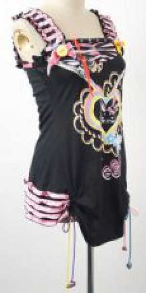  T-SHIRT Punk Rave LT-001/BK -  