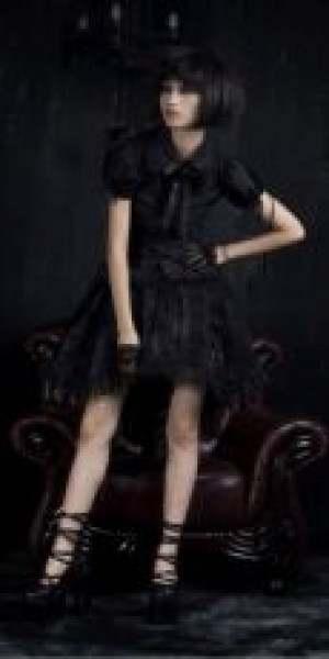  c  BLOUSE Punk Rave LY-006/BK -  