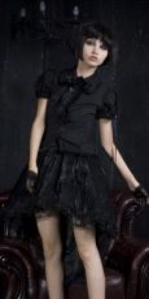  c  BLOUSE Punk Rave LY-006/BK -  