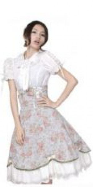  c  BLOUSE Punk Rave LY-006/WH -  