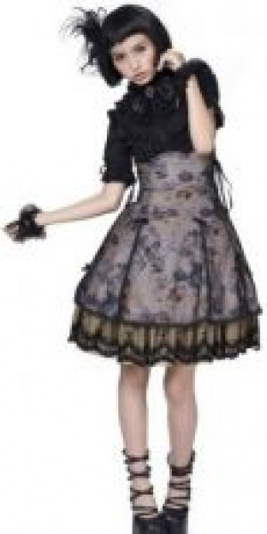  c  BLOUSE Punk Rave LY-008/BK -  