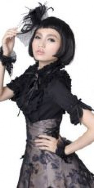  c  BLOUSE Punk Rave LY-008/BK -  
