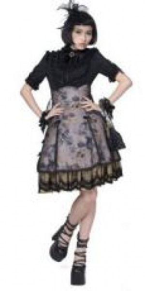  c  BLOUSE Punk Rave LY-008/BK -  