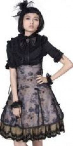  c  BLOUSE Punk Rave LY-008/BK -  