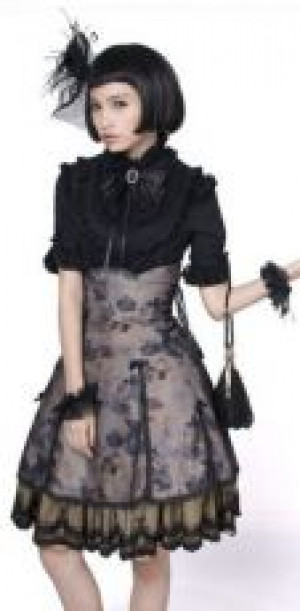  c  BLOUSE Punk Rave LY-008/BK -  