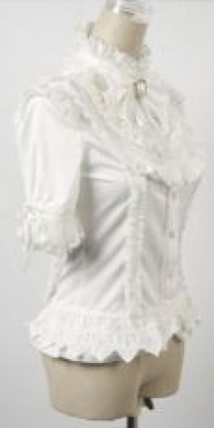  c  BLOUSE Punk Rave LY-008/WH -  