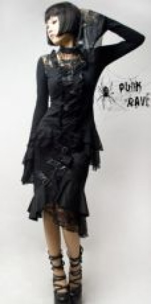  T-SHIRT Punk Rave T-189/BK -  