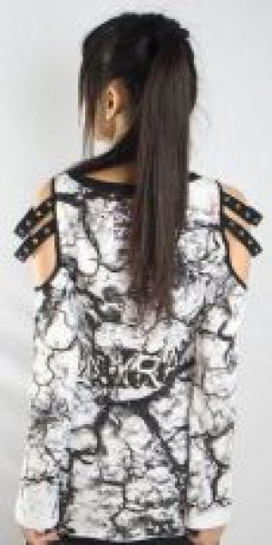  T-SHIRT Punk Rave T-216/WH -  