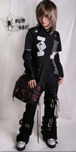  BLOUSE Punk Rave Y-035/BK -  