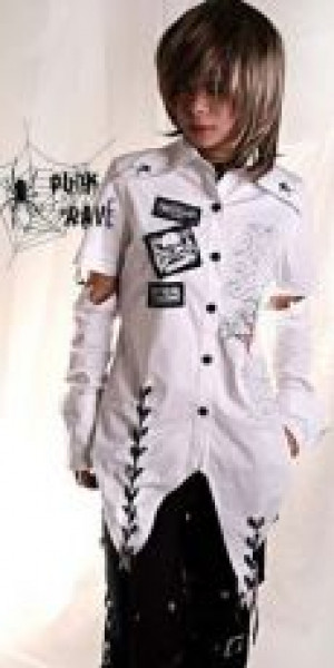  BLOUSE Punk Rave Y-035/WH -  