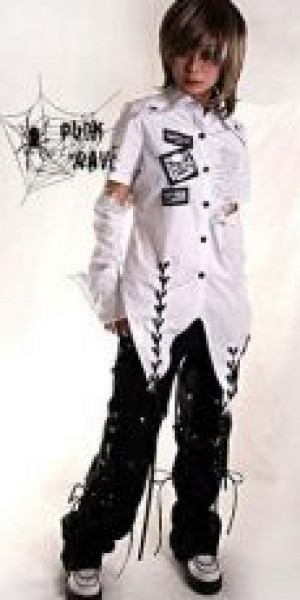  BLOUSE Punk Rave Y-035/WH -  