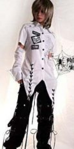  BLOUSE Punk Rave Y-035/WH -  