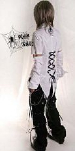  BLOUSE Punk Rave Y-035/WH -  