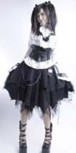  c  BLOUSE Punk Rave Y-213/WH -  