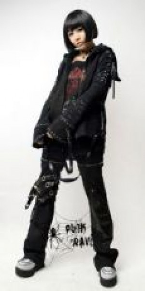  JACKET Punk Rave Y-268/BK-GY -  