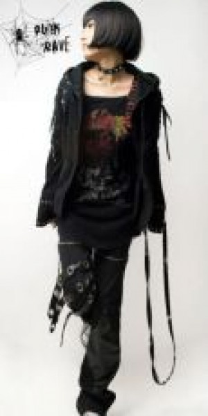  JACKET Punk Rave Y-268/BK-GY -  