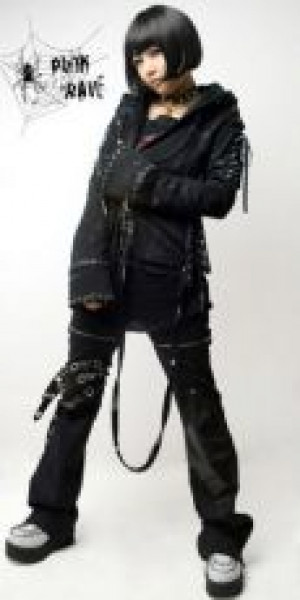  JACKET Punk Rave Y-268/BK-GY -  