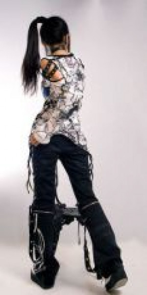  Trousers Punk Rave K-078/BK -  