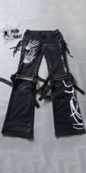  Trousers Punk Rave K-078/BK -  