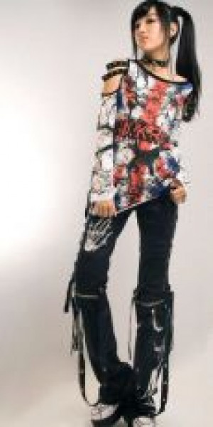  Trousers Punk Rave K-078/BK -  