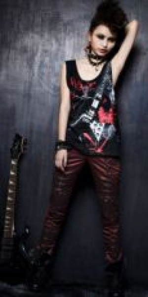 TROUSERS Punk Rave K-118/RD -  