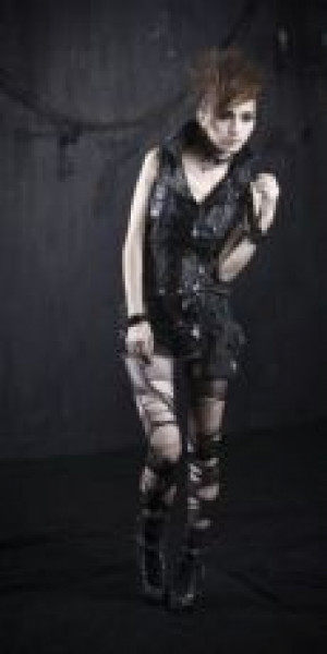  TROUSERS Punk Rave K-127/BK -  