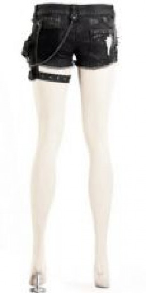 TROUSERS Punk Rave K-127/BK -  