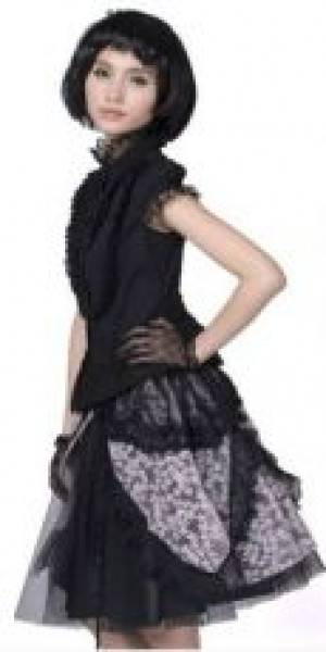  c  BLOUSE Punk Rave LY-010/BK -  