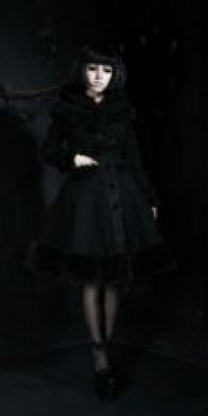  Coat Punk Rave LY-024/BK -  