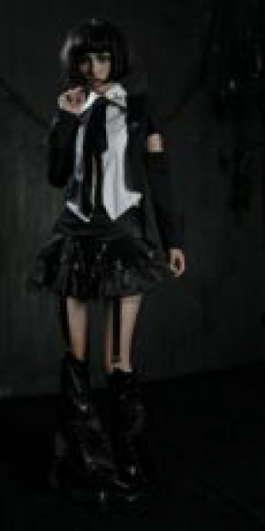  TROUSERS Punk Rave Q-129/BK -  