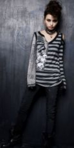  T-SHIRT Punk Rave T-202/GY -  
