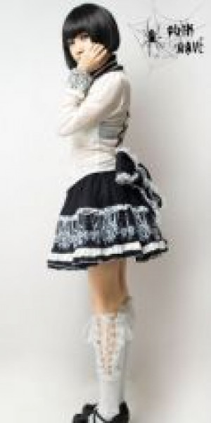  BLOUSE Punk Rave Y-267/WH -  