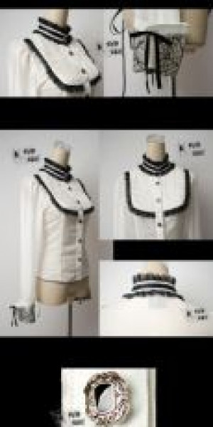 BLOUSE Punk Rave Y-267/WH -  