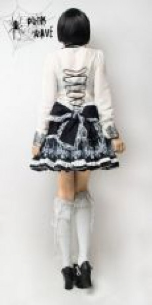 BLOUSE Punk Rave Y-267/WH -  