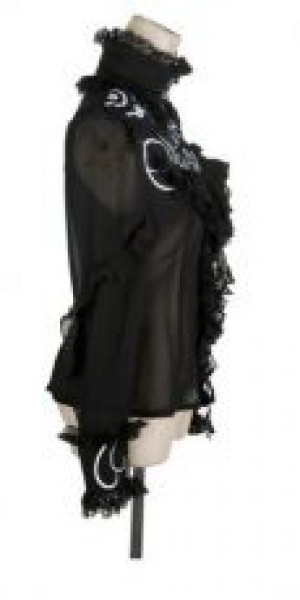  c  BLOUSE Punk Rave Y-356/BK-WH -  