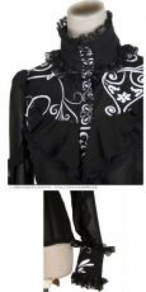  c  BLOUSE Punk Rave Y-356/BK-WH -  