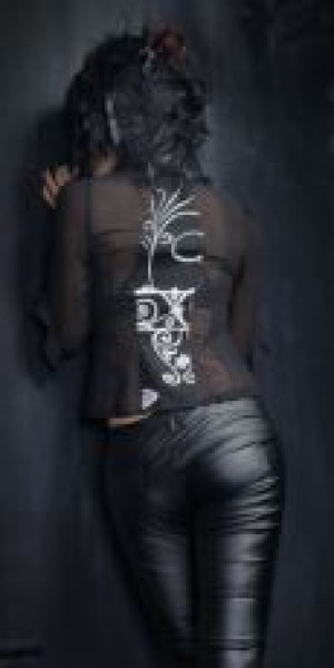 c  BLOUSE Punk Rave Y-356/BK-WH -  