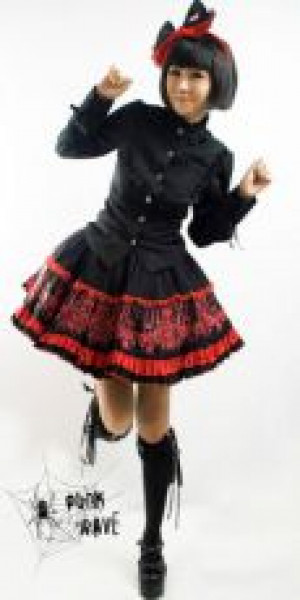  c  BLOUSE Punk Rave Y-267/BK -  